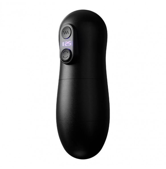 MizzZee - Submariner Pro Retractable Vibrating Base Heating Drying Masturbator (Chargeable - Black)